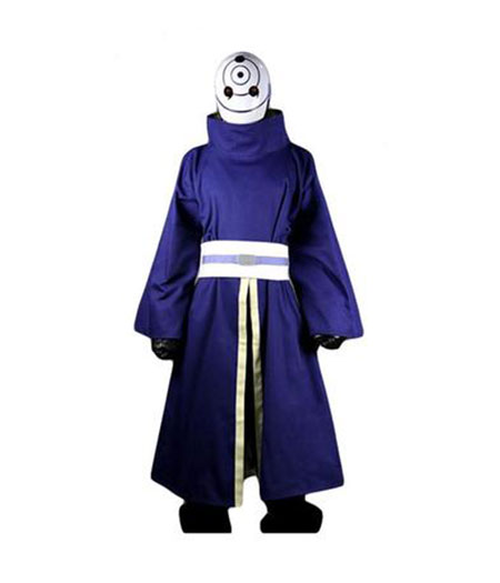 Naruto : Tobi Obito Madara Uchiha Sans Akatsuki Ninja Masque Costumes Cosplay